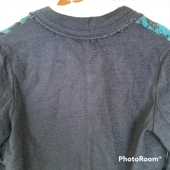 Free People Better Together Oversized Metallic Blazer Cardigan, Size X S… - Picture 7 of 16